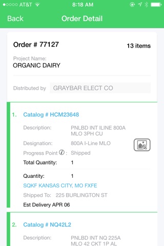 OrderTrack screenshot 2