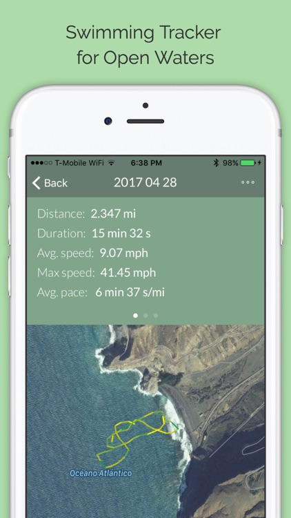 Swimming Tracker for Open Waters