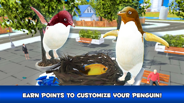 Penguin Bird City Survival Simulator 3D screenshot-3