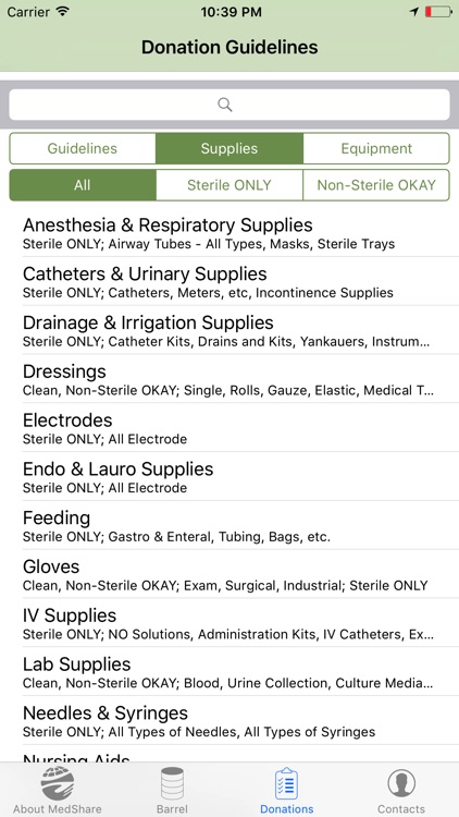 MedShare Donation Locator