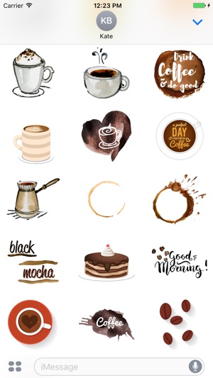 Avolatte - Avocado and Coffee Stickers(圖3)-速報App