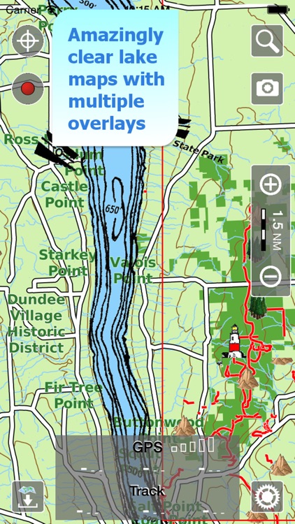 Aqua Map New York NY Lakes HD- GPS Nautical Charts