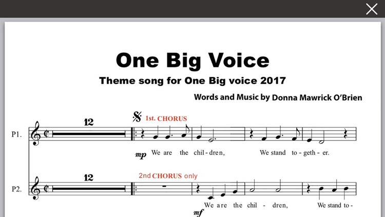 One Big Voice: for Choir screenshot-3