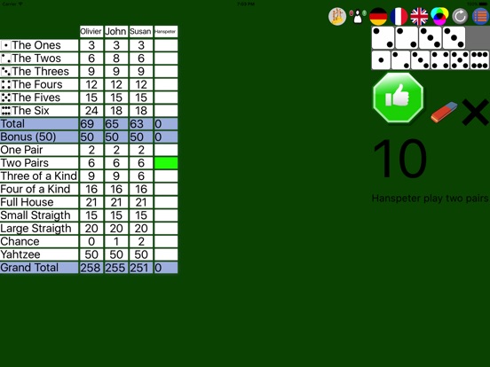 【图】Yatzee Scorecard Unlimited(截图3)