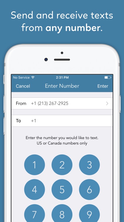 New Texting Number App