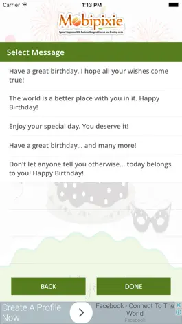 Game screenshot Birthday eCard & Greeting hack