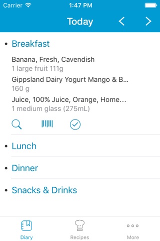 Research Food Diary screenshot 3