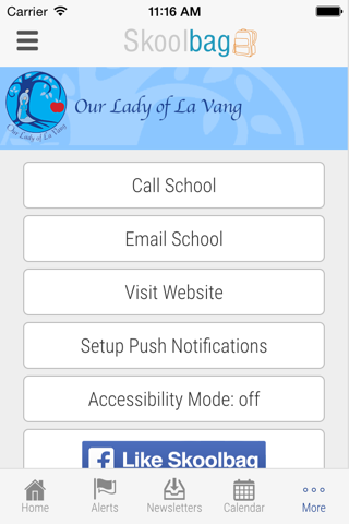 Our Lady of La Vang - Skoolbag screenshot 3
