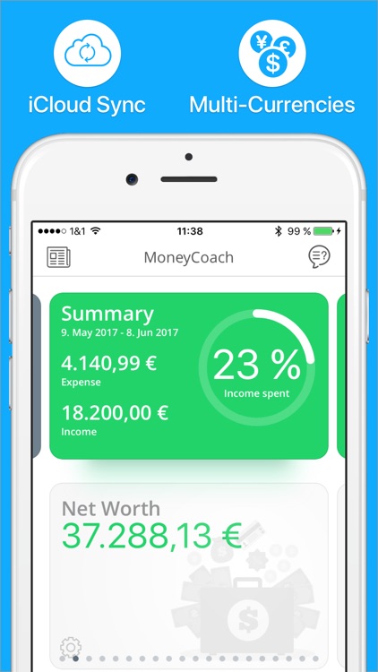MoneyCoach - Expense Tracker, Bill Manager, Budget screenshot-0