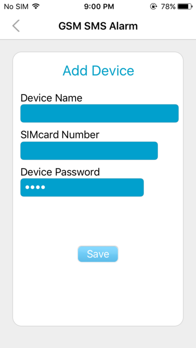 GSM SMS Alarm screenshot 3