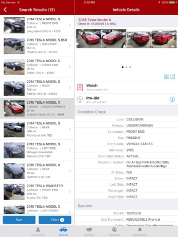 IAA Buyer Salvage Auctions screenshot 2