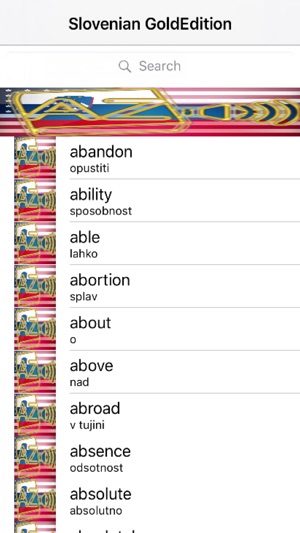 Slovenian Dictionary GoldEdition(圖1)-速報App
