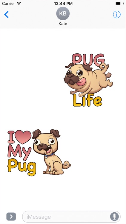 PugLife - Pug Emoji & Stickers