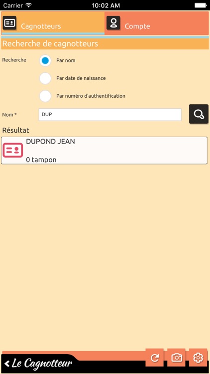 Le CAGNOTTEUR, le Pass