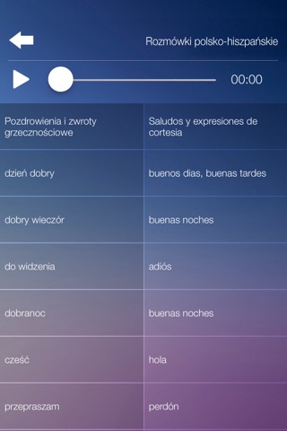 Rozmówki polsko-hiszpańskie screenshot 3
