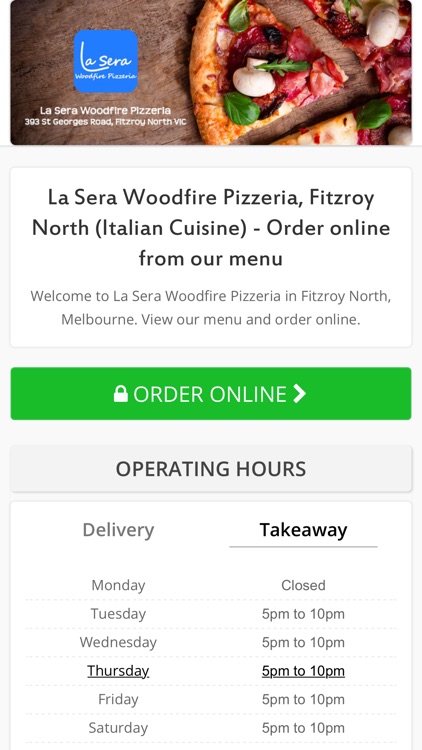 La Sera Pizzeria