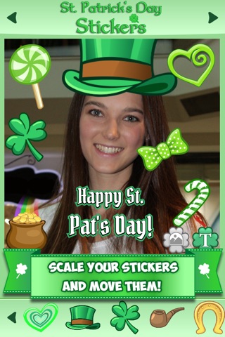 St. Patrick's Day Stickers: Holiday Sticker Photo screenshot 3