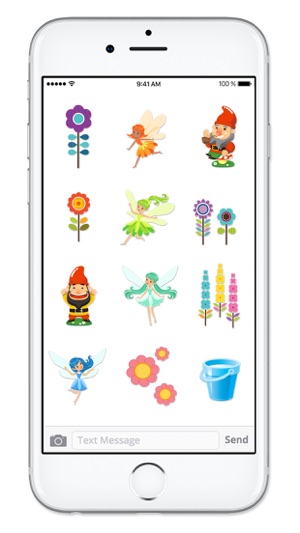 Fairy and Gnome Garden Sticker Pack(圖4)-速報App