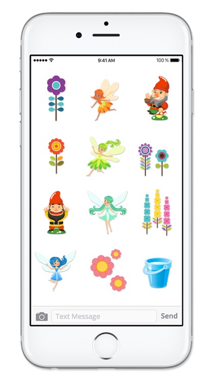 Fairy and Gnome Garden Sticker Pack screenshot-3