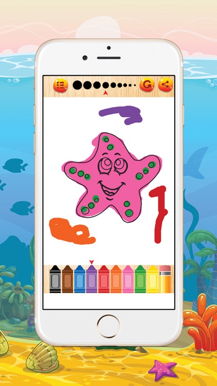 Underwater Coloring Kid screenshot-4