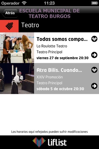 Festival Escuela Municipal de Teatro screenshot 2