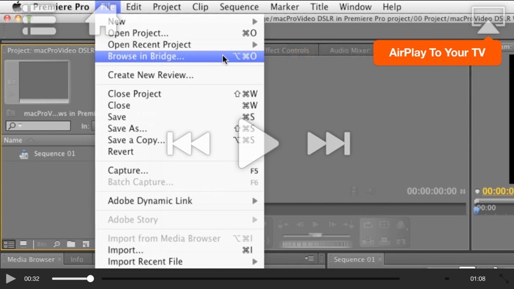 Course For Premiere Pro 5 - DSLR Workflows