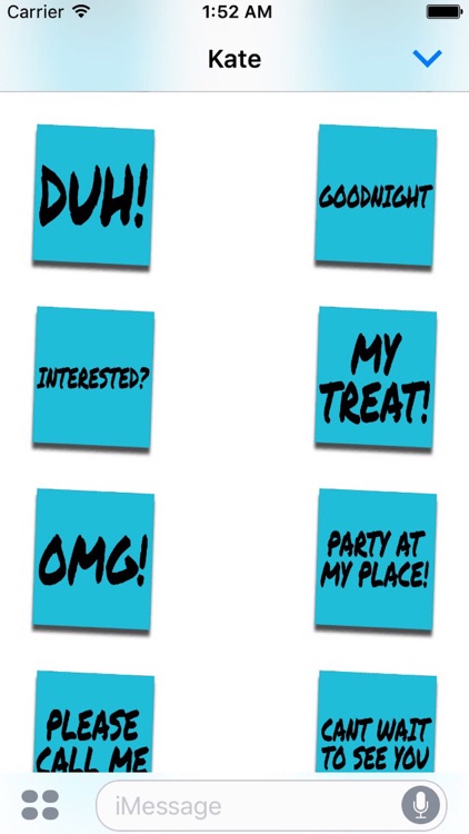 Animated Sticky Notes - Stickers For Text Messages