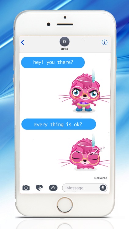 Rabby Cartoon emoji stickers for iMessage