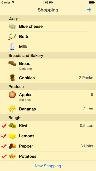 Shopping List - quick and easy Screenshot 1