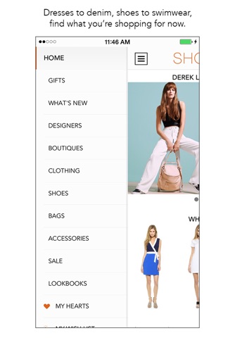 Shopbop screenshot 2