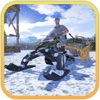Snow Mountain Army Cargo Bike & Delivery Sim