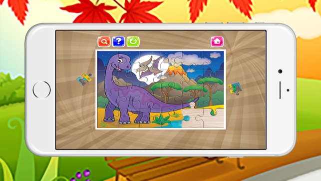 Kids Jigsaw Puzzles Games for World of Dinosaurs(圖2)-速報App