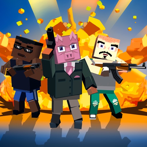 Blocky Shooter: Mafia War