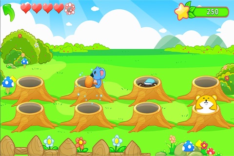 儿童宝宝打地鼠-锻炼孩子的智力游戏 screenshot 2