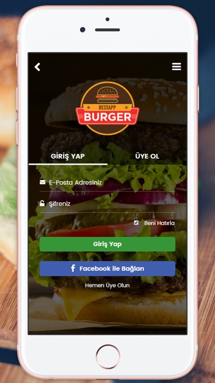 RestApp Burger - Örnek Restoran Uygulaması screenshot-4