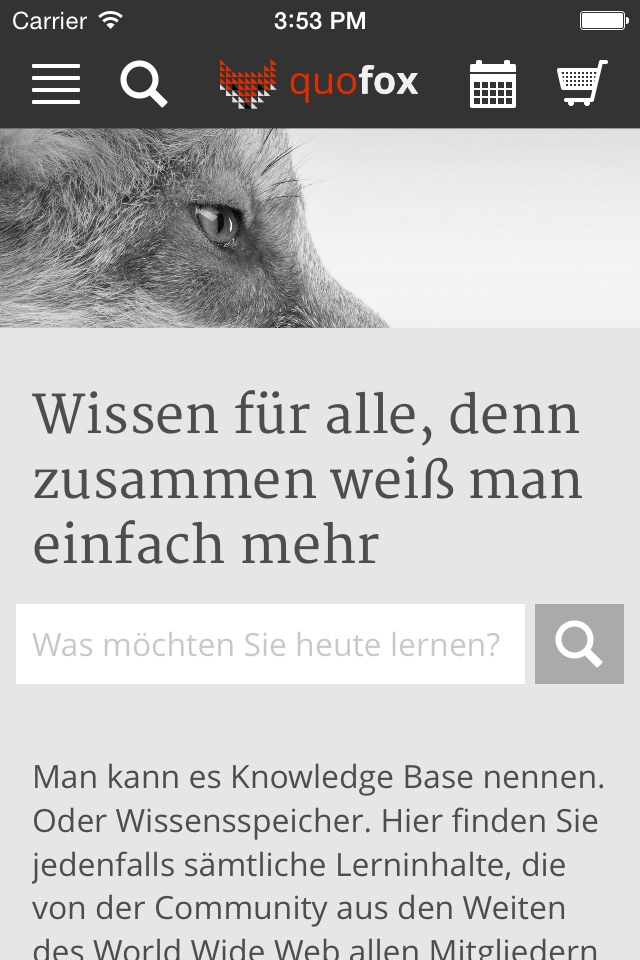 quofox: Das Neue Lernen. screenshot 2