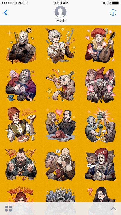 The Witcher Stickers