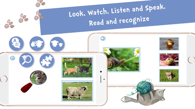 Sami Tiny FlashCards Animals 6 languages kids apps(圖4)-速報App