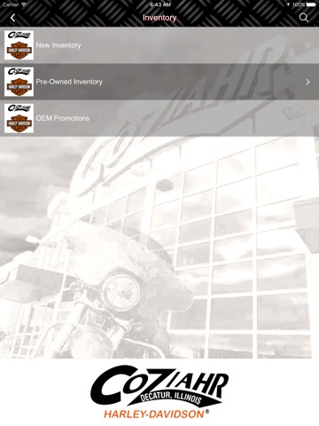 Coziahr Harley-Davidson screenshot 2