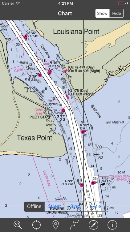 LOUISIANA – Raster Nautical Charts