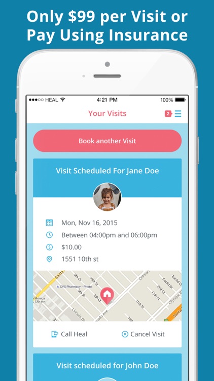 Heal - On-Demand Doctor House Calls screenshot-3