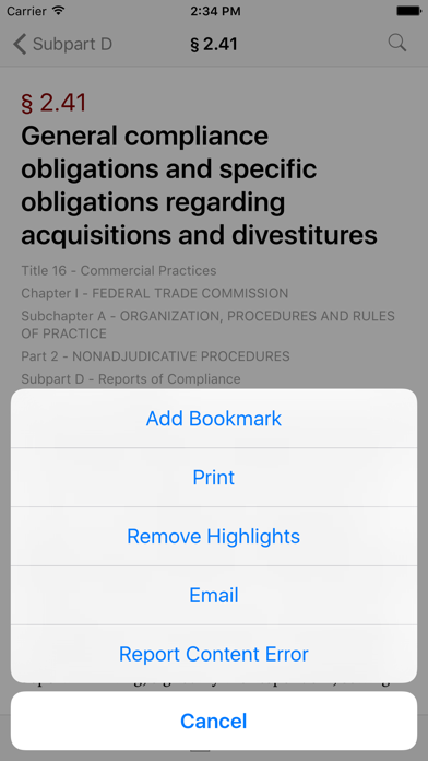 How to cancel & delete 16 CFR - Commercial Practices (LawStack Series) from iphone & ipad 3