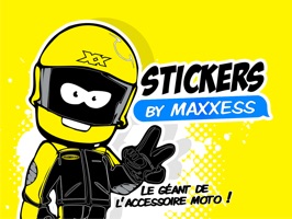Le Géant de l’Accessoire Moto MAXXESS vous propose sa toute nouvelle collection de Stickers 100% gratuite et unique à glisser-déposer sur tous vos iMessages avec vos ami(e)s
