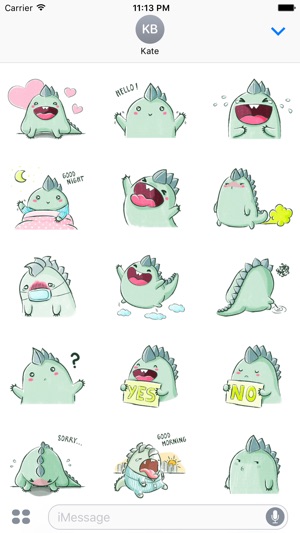 Dino The Gecko Stickers