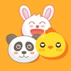 We are Animals Stickers – Chicken, Panda & Rabbit