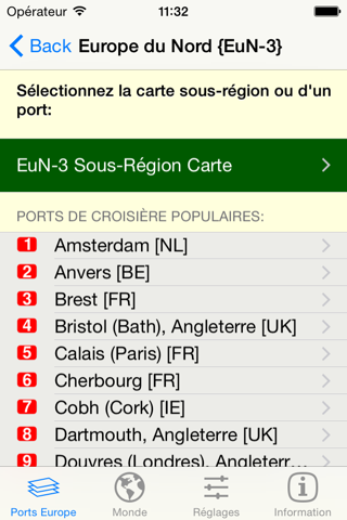 Cruise Ports -Europe  Zoomable Atlas screenshot 3