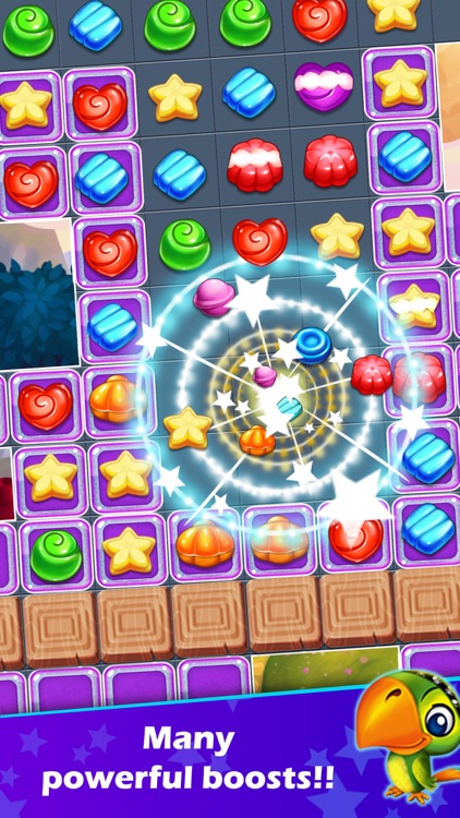 Candy Gems: Match 3 Popular Free Games For Free screenshot-3