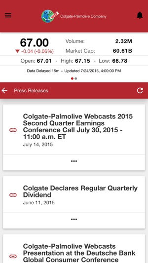 Colgate Investor Relations(圖2)-速報App