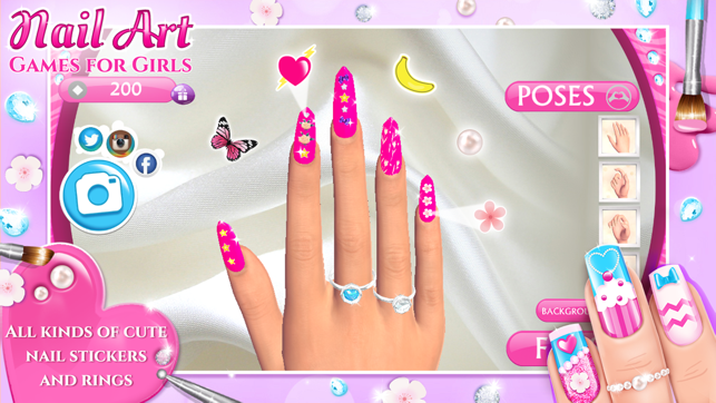 Jeux De Ongle Pour Fille Salon De Manucure Dans Lapp Store