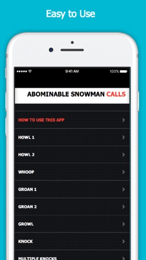 Abominable Snowman Sounds(圖3)-速報App